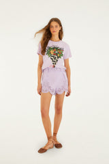 Lilac Tropical Bouquet T-Shirt
