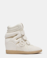 Mavis White Suede